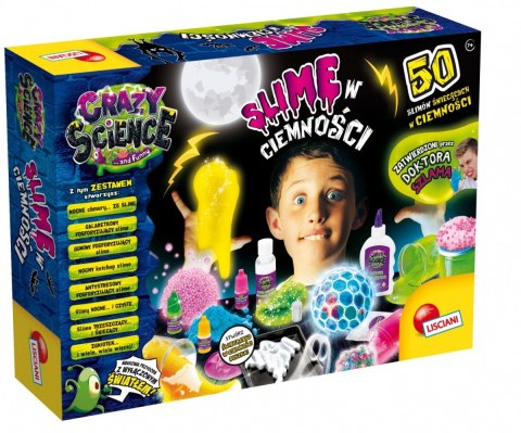 Zestaw naukowy Crazy Science Slime w ciemności Zestaw naukowy Crazy Science Slime w ciemności