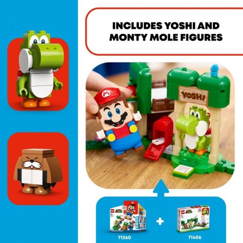 Zestaw rozszerzający Super Mario 71406 Dom prezentów Yoshiego Zestaw rozszerzający Super Mario 71406 Dom prezentów Yoshiego