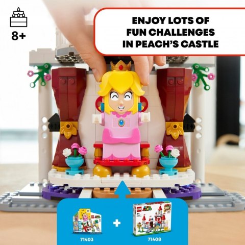 Zestaw rozszerzający Super Mario 71408 Zamek Peach Zestaw rozszerzający Super Mario 71408 Zamek Peach