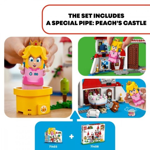 Zestaw rozszerzający Super Mario 71408 Zamek Peach Zestaw rozszerzający Super Mario 71408 Zamek Peach