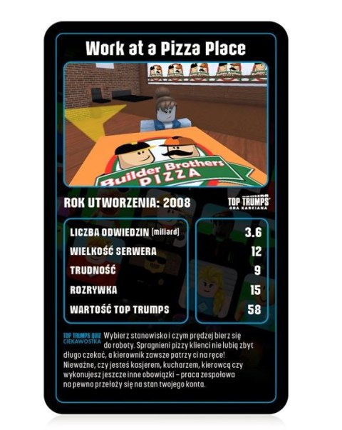 Gra Top Trumps Przewodnik po Roblox Gra Top Trumps Przewodnik po Roblox