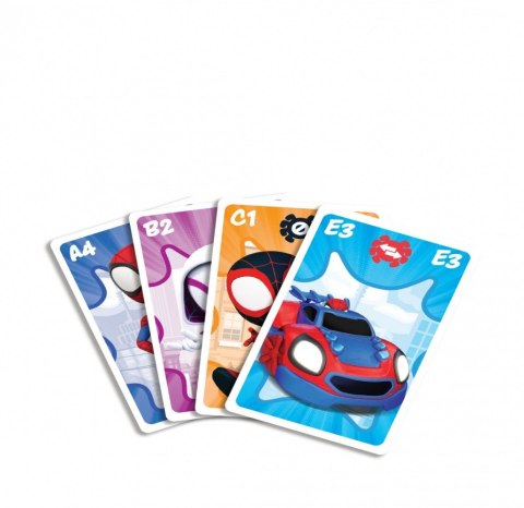 Gra karciana Shuffle Fun 4w1 Marvel Spidey i super-kumple Gra karciana Shuffle Fun 4w1 Marvel Spidey i super-kumple