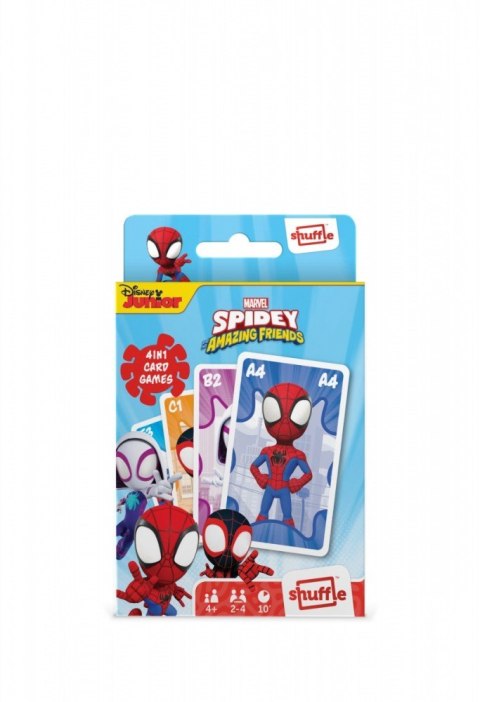 Gra karciana Shuffle Fun 4w1 Marvel Spidey i super-kumple Gra karciana Shuffle Fun 4w1 Marvel Spidey i super-kumple