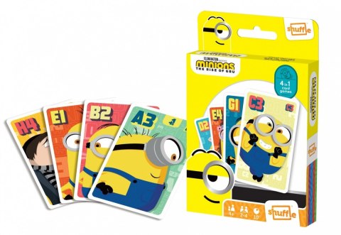 Gra karciana Shuffle Fun 4w1 Minionki: Wejście Gru Gra karciana Shuffle Fun 4w1 Minionki: Wejście Gru