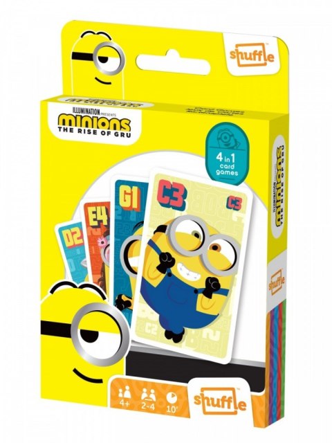 Gra karciana Shuffle Fun 4w1 Minionki: Wejście Gru Gra karciana Shuffle Fun 4w1 Minionki: Wejście Gru