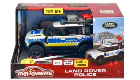 Pojazd Majorette Grand Land Rover policja 12,5 cm Pojazd Majorette Grand Land Rover policja 12,5 cm