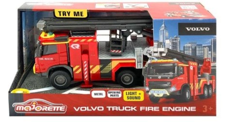 Pojazd Majorette Grand Volvo straż pożarna 19 cm Pojazd Majorette Grand Volvo straż pożarna 19 cm