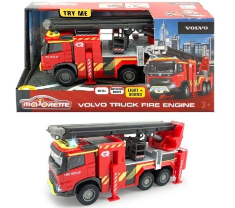 Pojazd Majorette Grand Volvo straż pożarna 19 cm Pojazd Majorette Grand Volvo straż pożarna 19 cm