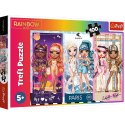 Puzzle 100 elementów Tęczowe laleczki Rainbow High Puzzle 100 elementów Tęczowe laleczki Rainbow High