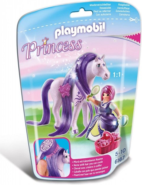 Zestaw figurek Princess 6167 Konik do czesania Viola Zestaw figurek Princess 6167 Konik do czesania Viola