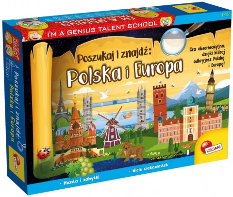 Gra Im Genius Poszukaj i znajdź: Polska i Europa Gra Im Genius Poszukaj i znajdź: Polska i Europa