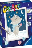 Malowanka CreArt Classic Borsuk wśród gwiazd Malowanka CreArt Classic Borsuk wśród gwiazd
