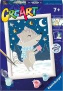 Malowanka CreArt Classic Borsuk wśród gwiazd Malowanka CreArt Classic Borsuk wśród gwiazd