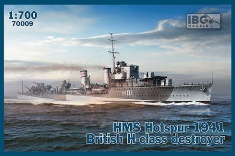 Model plastikowy statek HMS Hotspur 1941 British H-class destroyer Model plastikowy statek HMS Hotspur 1941 British H-class destroyer
