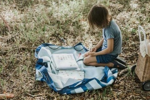 Worek Outdoor Paski Zielone Worek Outdoor Paski Zielone