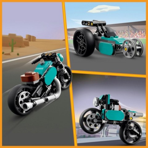 Klocki Creator 31135 Motocykl vintage Klocki Creator 31135 Motocykl vintage