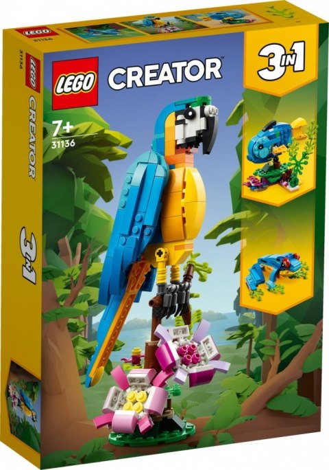 Klocki Creator 31136 Egzotyczna papuga Klocki Creator 31136 Egzotyczna papuga