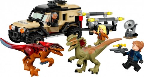Klocki Jurassic World 76951 Transport pyroraptora i dilofozaura Klocki Jurassic World 76951 Transport pyroraptora i dilofozaura