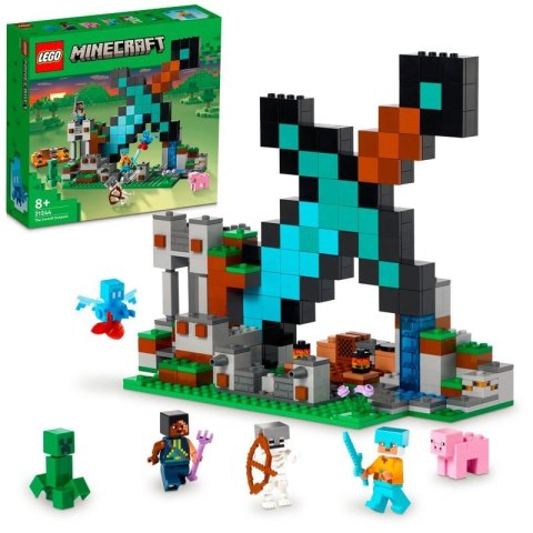 Klocki Minecraft 21244 Bastion miecza Klocki Minecraft 21244 Bastion miecza