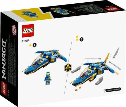 Klocki Ninjago 71784 Odrzutowiec ponaddźwiękowy Jaya EVO Klocki Ninjago 71784 Odrzutowiec ponaddźwiękowy Jaya EVO