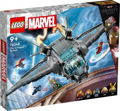 Klocki Super Heroes 76248 Quinjet Avengersów Klocki Super Heroes 76248 Quinjet Avengersów