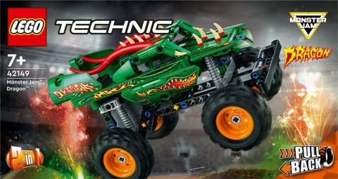 Klocki Technic 42149 Monster Jam Dragon Klocki Technic 42149 Monster Jam Dragon