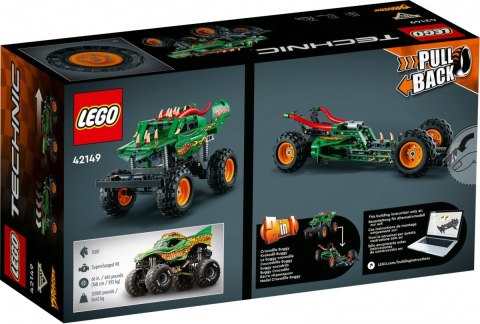 Klocki Technic 42149 Monster Jam Dragon Klocki Technic 42149 Monster Jam Dragon
