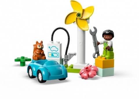 DUPLO 10985 Turbina wiatrowa i samochód elektryczny DUPLO 10985 Turbina wiatrowa i samochód elektryczny