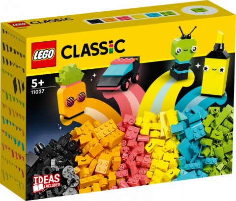 Klocki Classic 11027 Kreatywna zabawa neonowymi kolorami Klocki Classic 11027 Kreatywna zabawa neonowymi kolorami