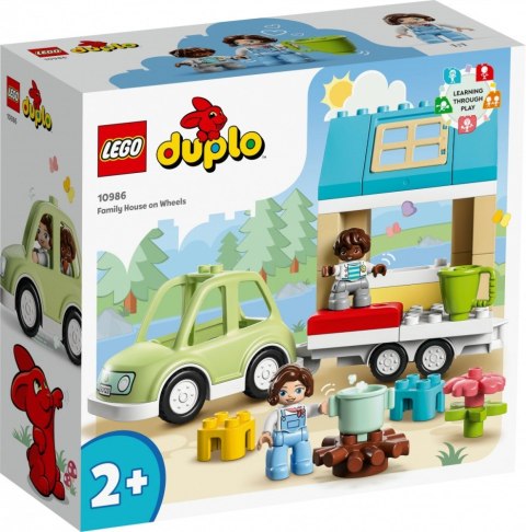 Klocki DUPLO 10986 Dom rodzinny na kółkach Klocki DUPLO 10986 Dom rodzinny na kółkach