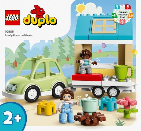 Klocki DUPLO 10986 Dom rodzinny na kółkach Klocki DUPLO 10986 Dom rodzinny na kółkach