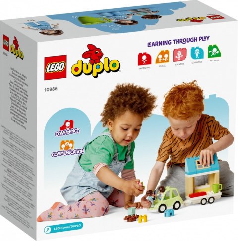 Klocki DUPLO 10986 Dom rodzinny na kółkach Klocki DUPLO 10986 Dom rodzinny na kółkach