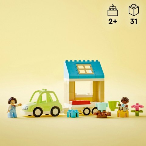 Klocki DUPLO 10986 Dom rodzinny na kółkach Klocki DUPLO 10986 Dom rodzinny na kółkach