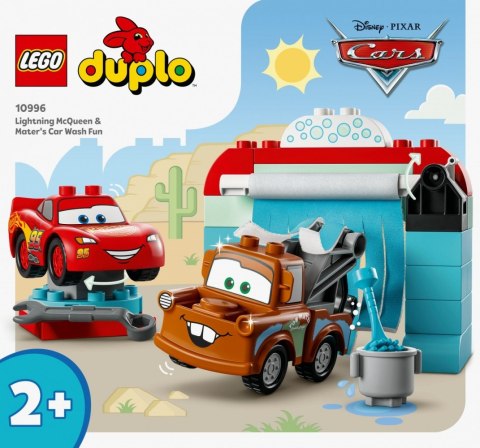 Klocki DUPLO 10996 Disney and Pixars Cars Zygzak McQueen i Złomek - myjnia Klocki DUPLO 10996 Disney and Pixars Cars Zygzak McQueen i Złomek - myjnia