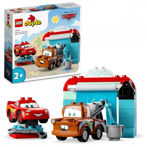 Klocki DUPLO 10996 Disney and Pixars Cars Zygzak McQueen i Złomek - myjnia Klocki DUPLO 10996 Disney and Pixars Cars Zygzak McQueen i Złomek - myjnia