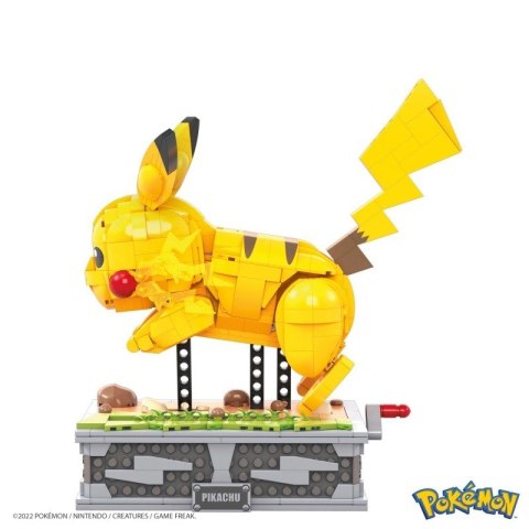 Klocki Mega Pokemon ruchomy Pikachu 1095 elementów Klocki Mega Pokemon ruchomy Pikachu 1095 elementów