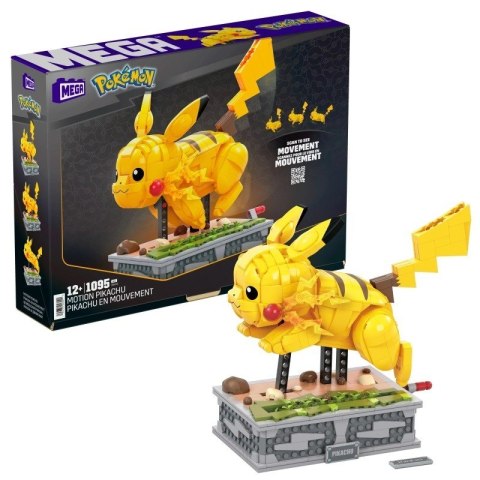 Klocki Mega Pokemon ruchomy Pikachu 1095 elementów Klocki Mega Pokemon ruchomy Pikachu 1095 elementów
