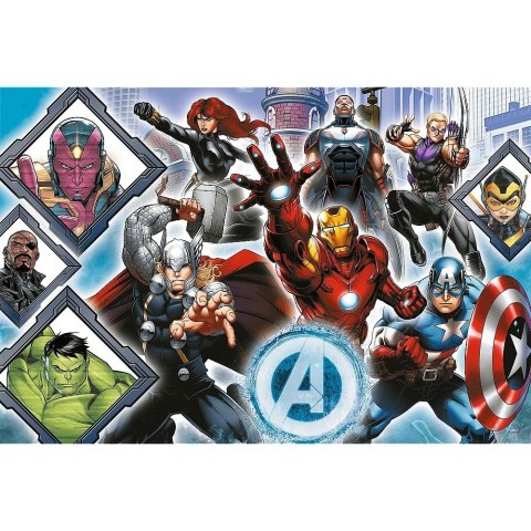 Puzzle 104 elementy XL Super Shape Twoi ulubieni Avengersi Puzzle 104 elementy XL Super Shape Twoi ulubieni Avengersi