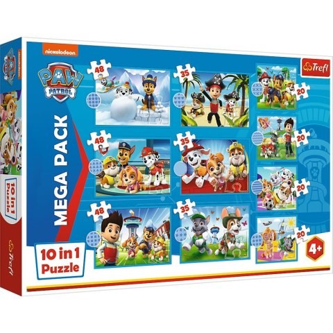 Puzzle 10in1 Niezawodna drużyna Psiego Patrolu Puzzle 10in1 Niezawodna drużyna Psiego Patrolu