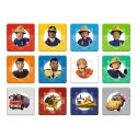 Puzzle 2w1 memos Drużyna Strażaka Sama Puzzle 2w1 memos Drużyna Strażaka Sama