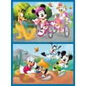 Puzzle 2w1 memos Poznaj bohaterów Disneya Puzzle 2w1 memos Poznaj bohaterów Disneya
