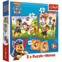 Puzzle 2w1 memos Psia ekipa w akcji, Psi Patrol Puzzle 2w1 memos Psia ekipa w akcji, Psi Patrol