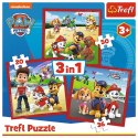 Puzzle 3w1 Wesołe pieski, Psi Patrol Puzzle 3w1 Wesołe pieski, Psi Patrol