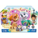 Puzzle 70 elementów glitter w kuferku Urocza Skye i Everest Puzzle 70 elementów glitter w kuferku Urocza Skye i Everest