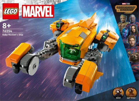 Klocki Super Heroes 76254 Statek kosmiczny małego Rocketa Klocki Super Heroes 76254 Statek kosmiczny małego Rocketa