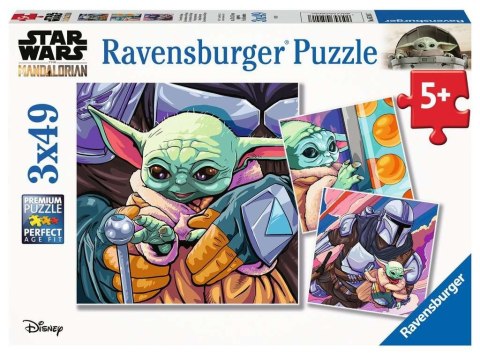 Puzzle 3x49 elementów Mandalorian Puzzle 3x49 elementów Mandalorian