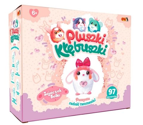 Zestaw kreatywny Pluszki kłębuszki Zajączek Bella 97 elementów Zestaw kreatywny Pluszki kłębuszki Zajączek Bella 97 elementów