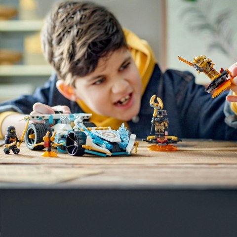 Klocki Ninjago 71791 Smocza moc Zanea - wyścigówka spinjitzu Klocki Ninjago 71791 Smocza moc Zanea - wyścigówka spinjitzu