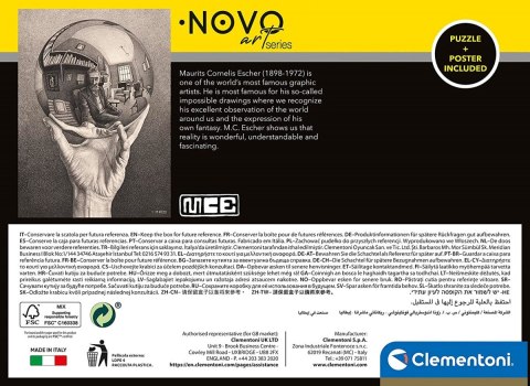 Puzzle 1000 elementów Compact Art Collection Escher Hand with Reflecting Sphere Puzzle 1000 elementów Compact Art Collection Escher Hand with Reflecting Sphere