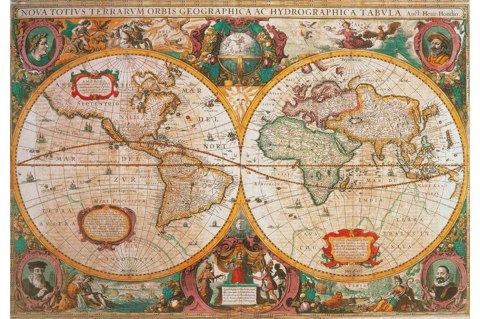 Puzzle 1000 elementów Compact Mappa Antica Puzzle 1000 elementów Compact Mappa Antica